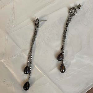 Silver earrings